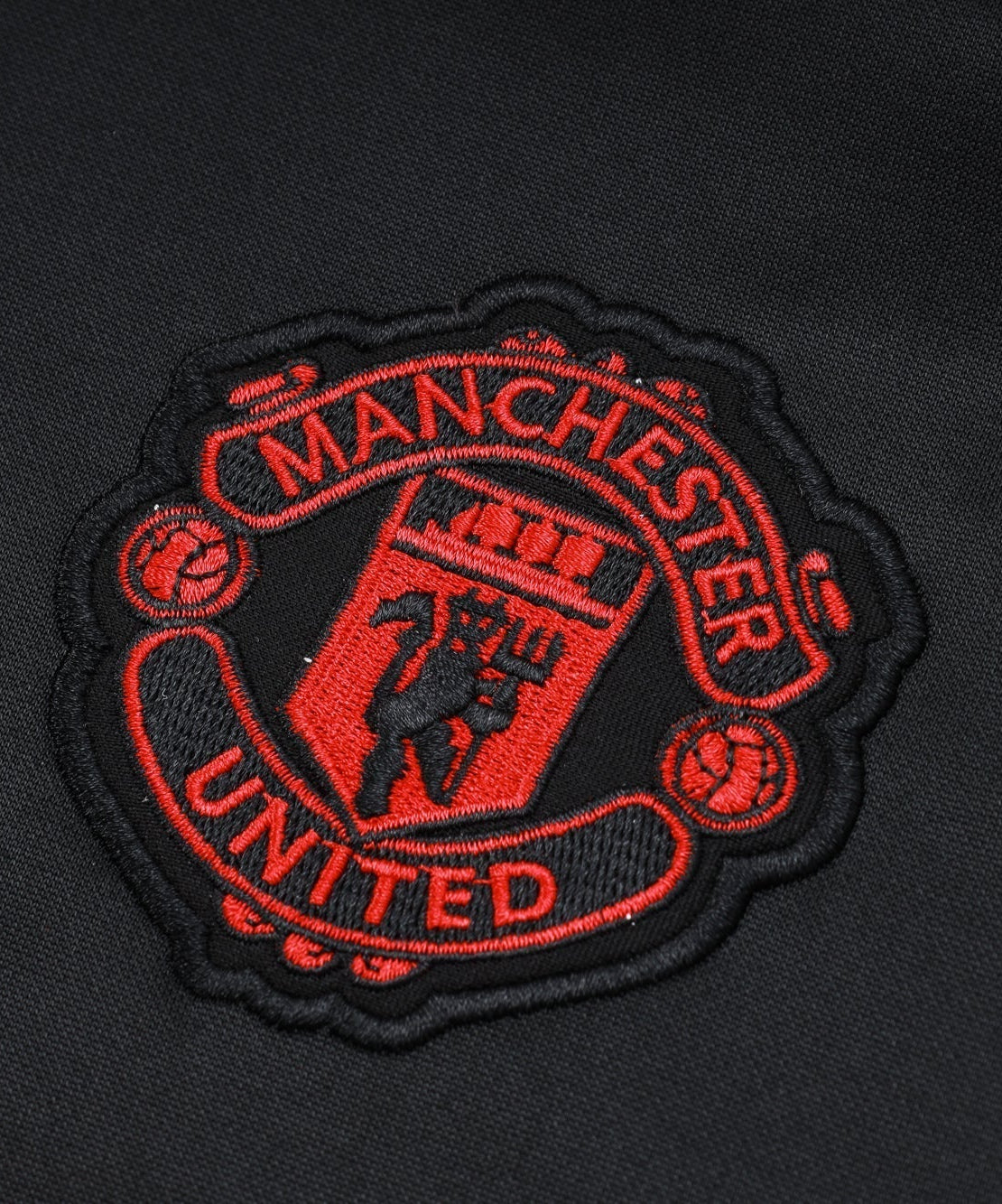 Manchester United Black and Red Tracksuit