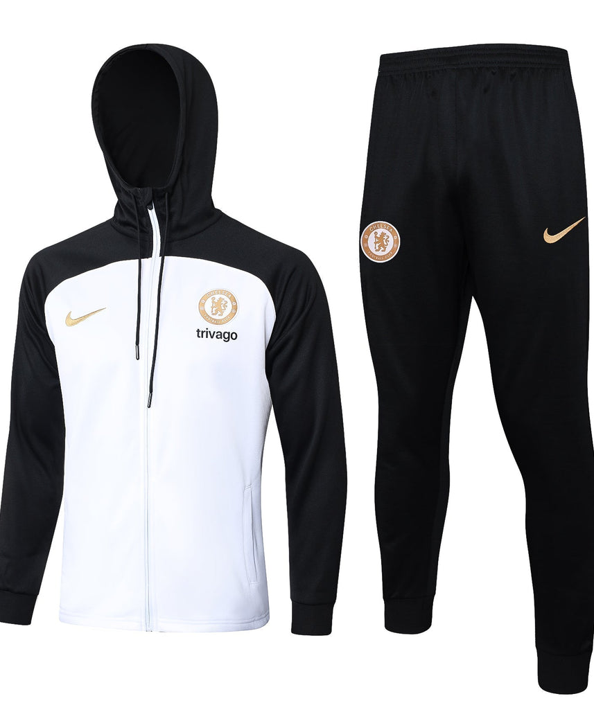 Chelsea Black and White x Gold Tracksuit