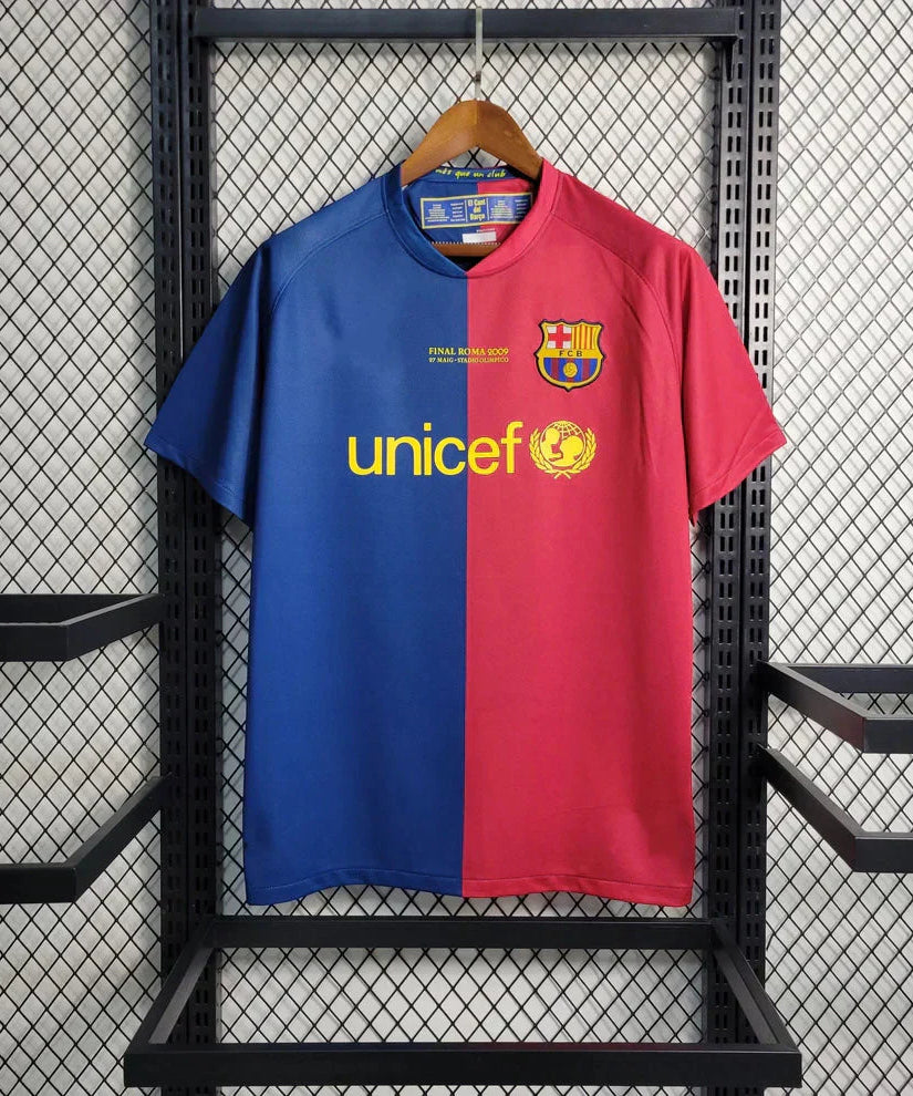 Barca 2009 Jersey | 2009 UCL Final Retro Kit | Malgane