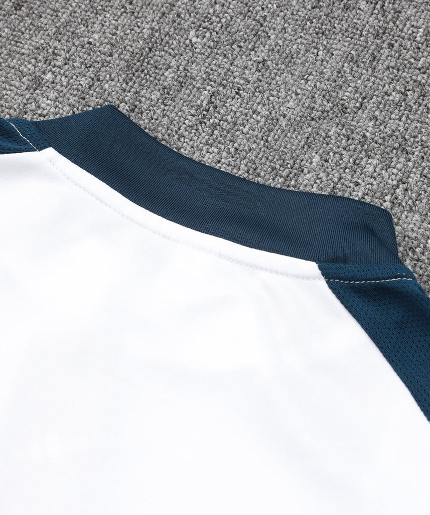 Real Madrid Dark Blue and White Tracksuit