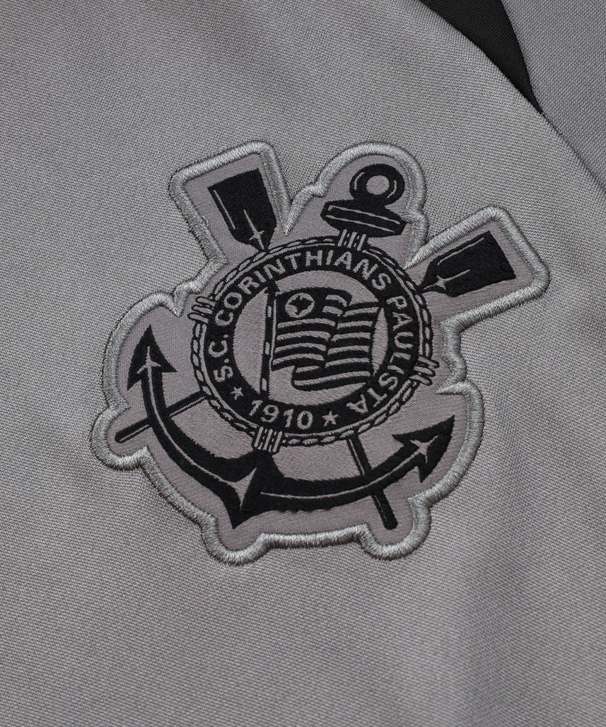 Corinthians Black and Grey Tracksuit
