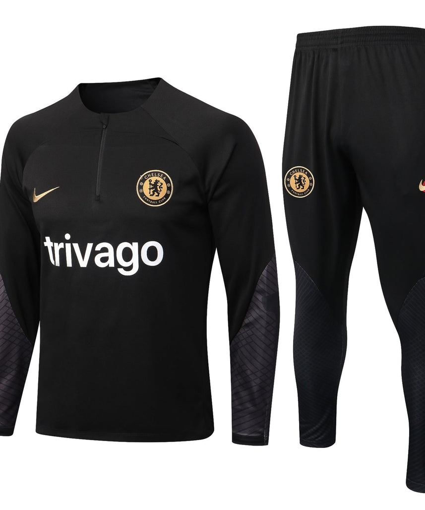 Chelsea Black Tracksuit