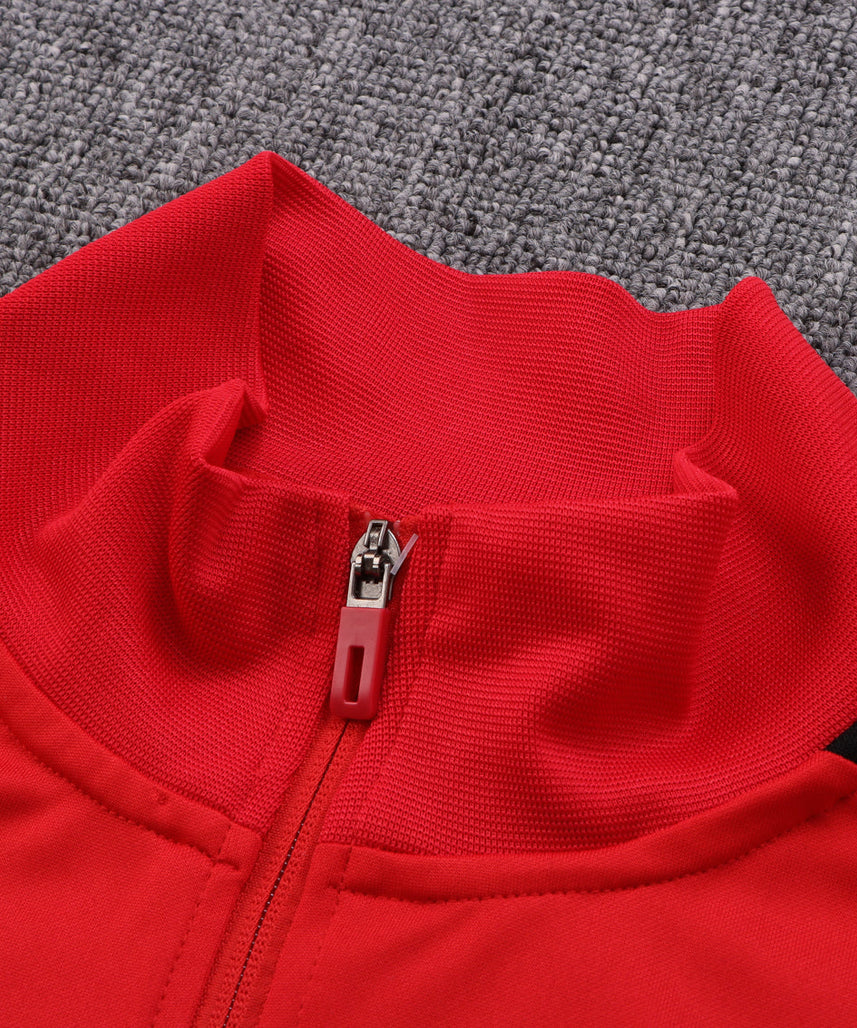 Bayern Munchen Black and Red Tracksuit