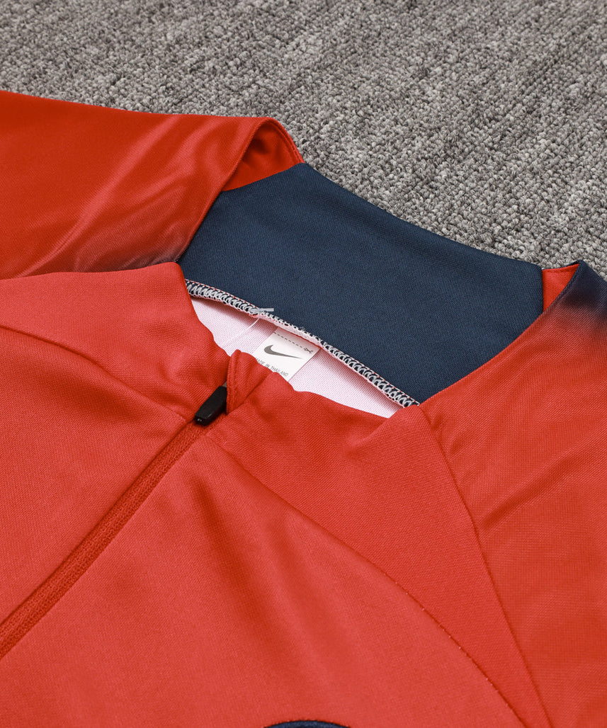 Paris-Saint-German Dark Blue and Red Tracksuit III