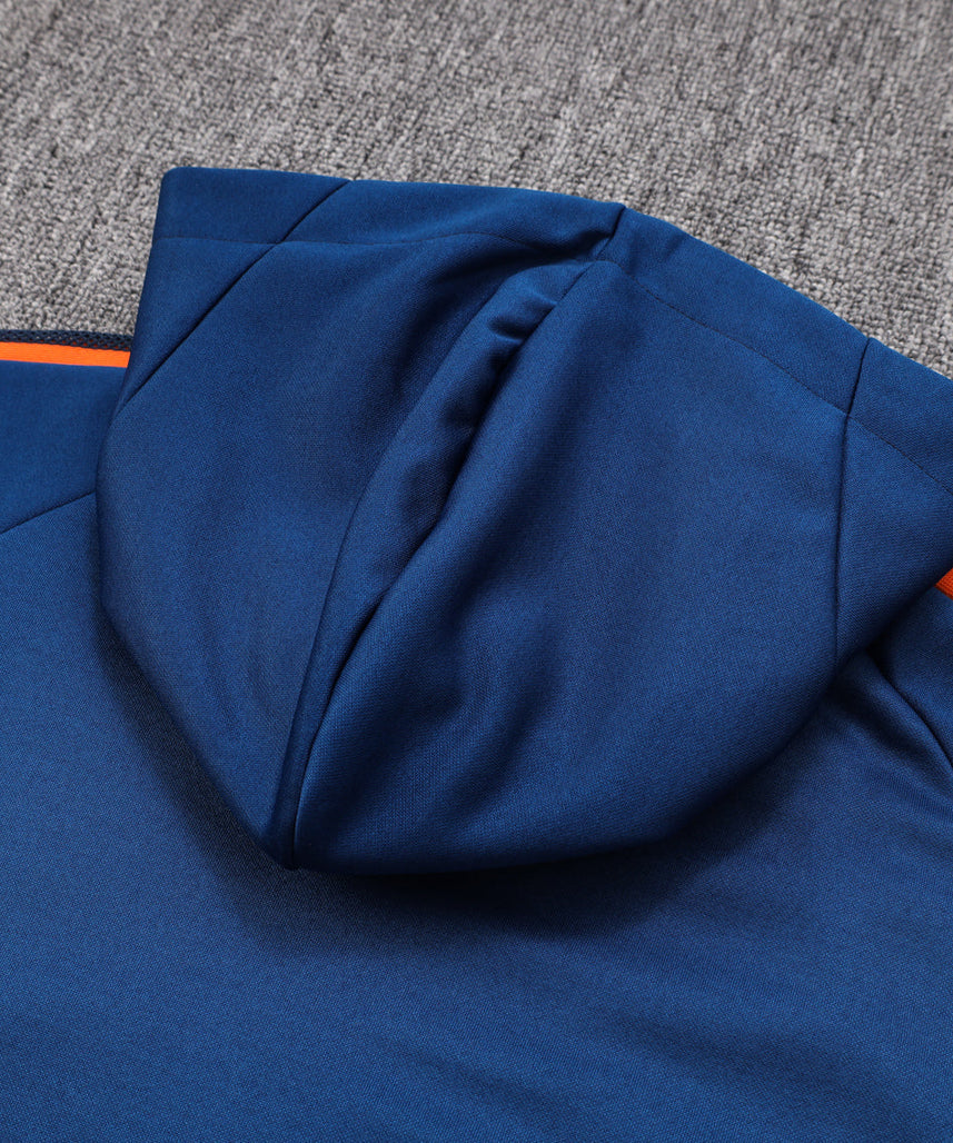 Manchester United Black and Dark Blue Tracksuit