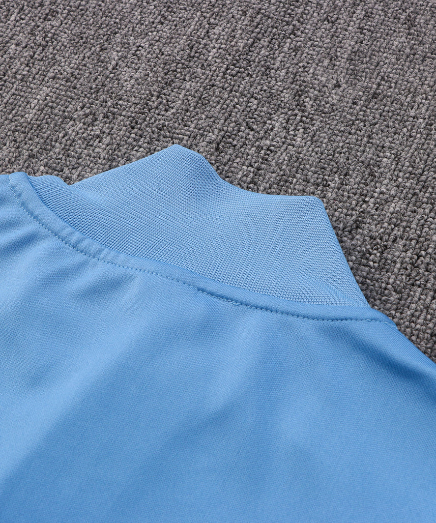 Manchester United Dunkelblauer und Hellblauer Trainingsanzug