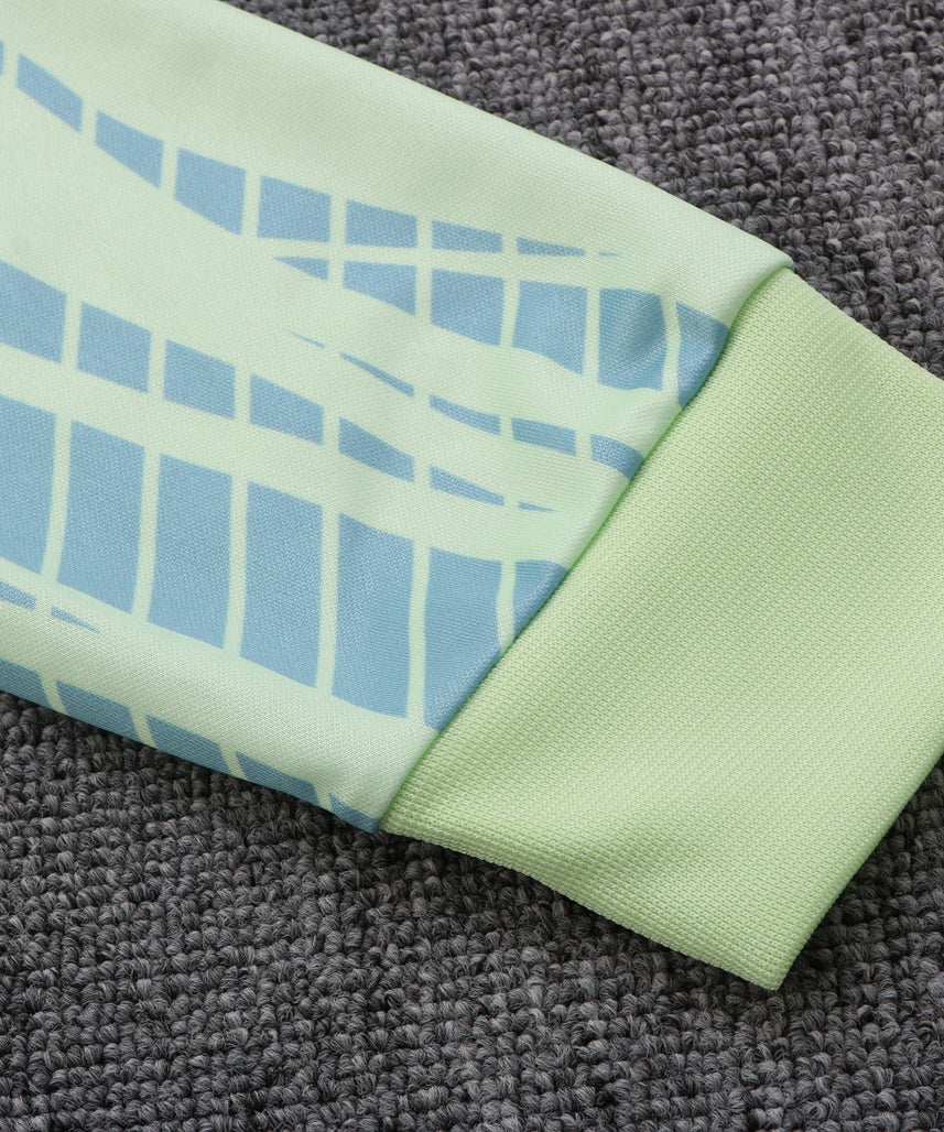 Brazil Violet and Light Green Tracksuit