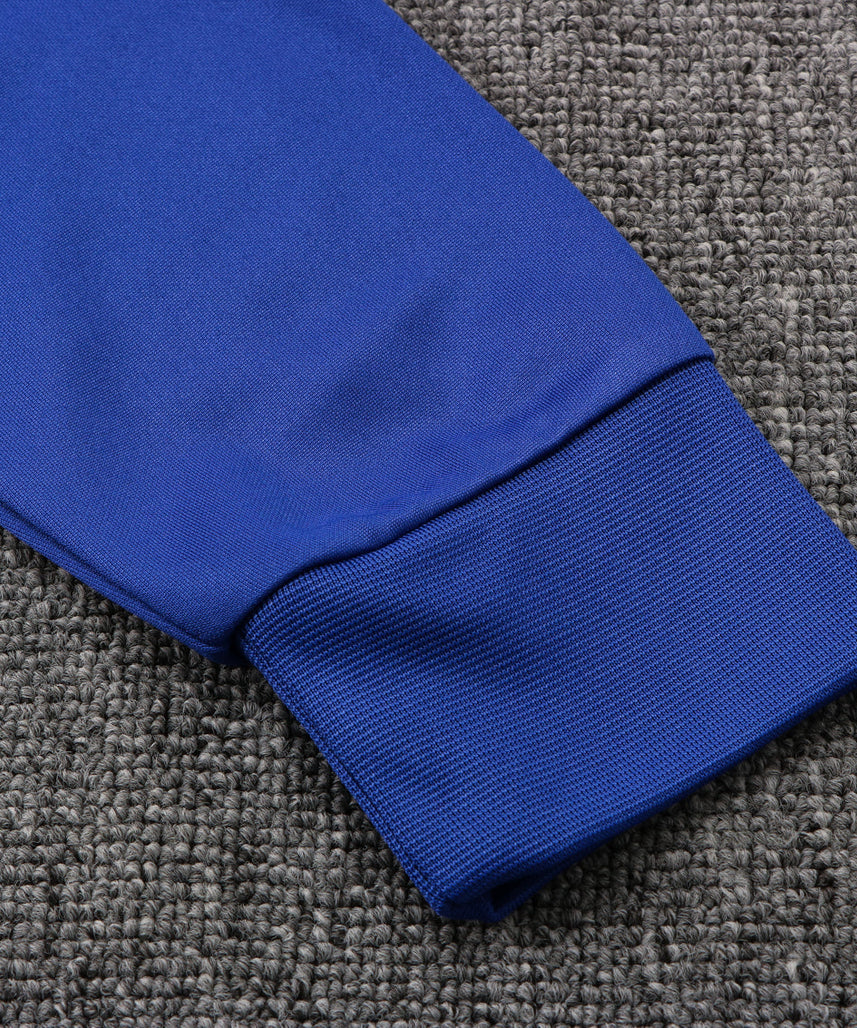 Atletico Madrid Dark Blue and Blue Tracksuit