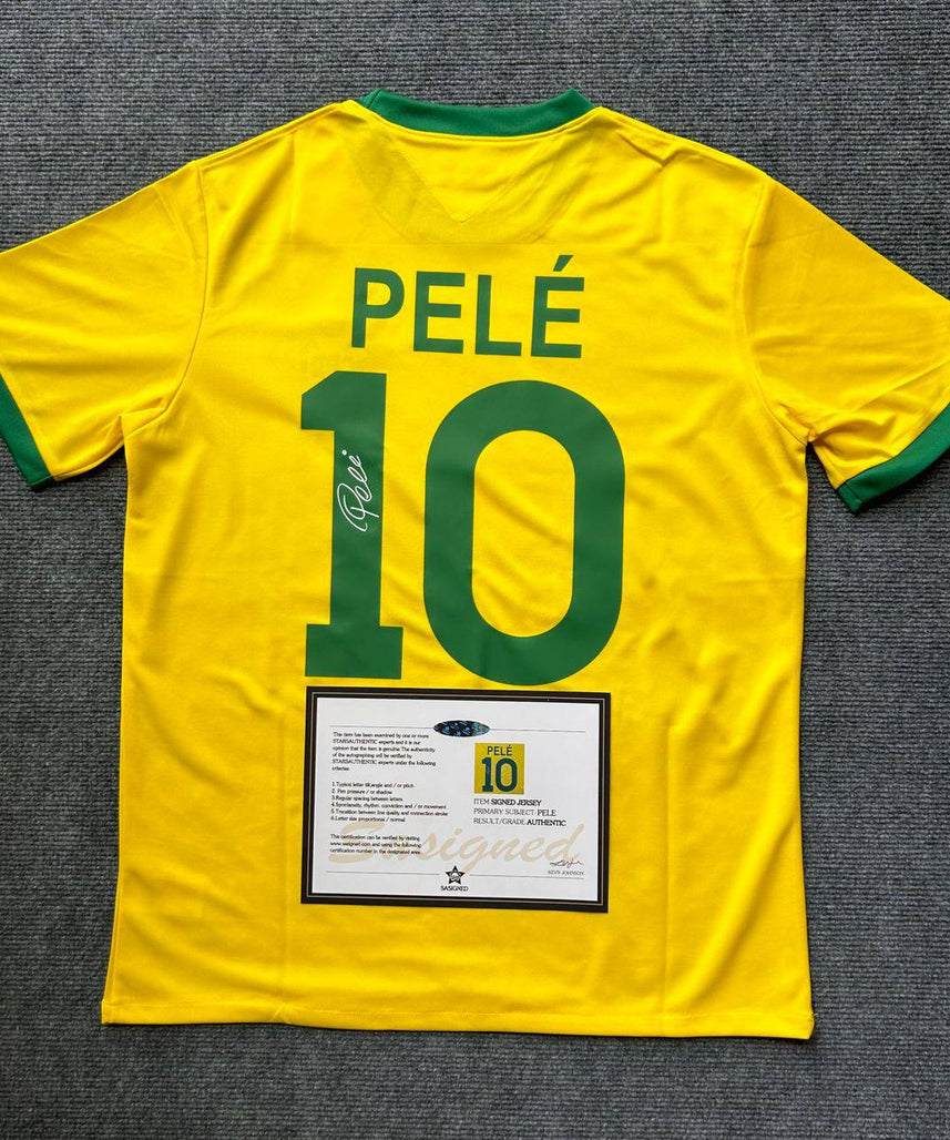 Koszulka Brazylia "Pele" z Autografem