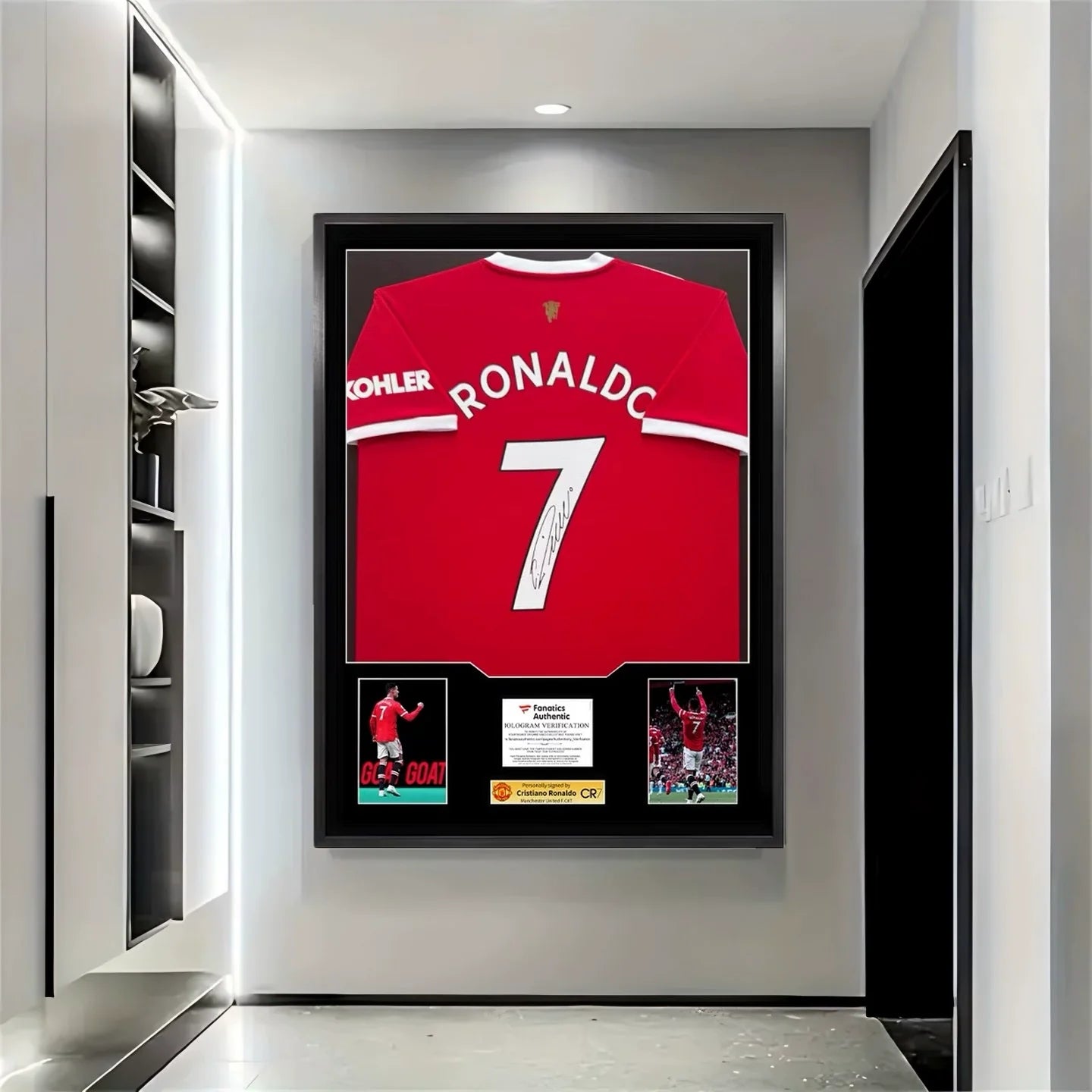 Cristiano Ronaldo Manchester United Gerahmtes Signiertes Trikot