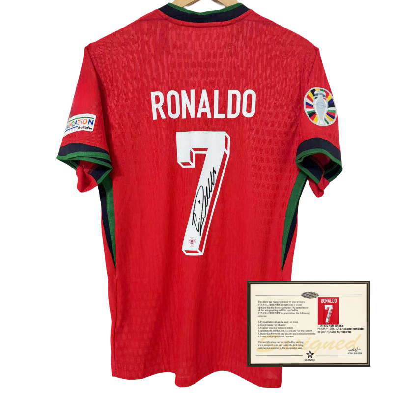 Cristiano Ronaldo 24 Portugal Camiseta Firmada