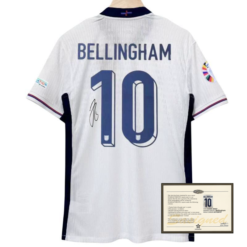 Bellingham Engeland 24-25 Gesigneerd Shirt
