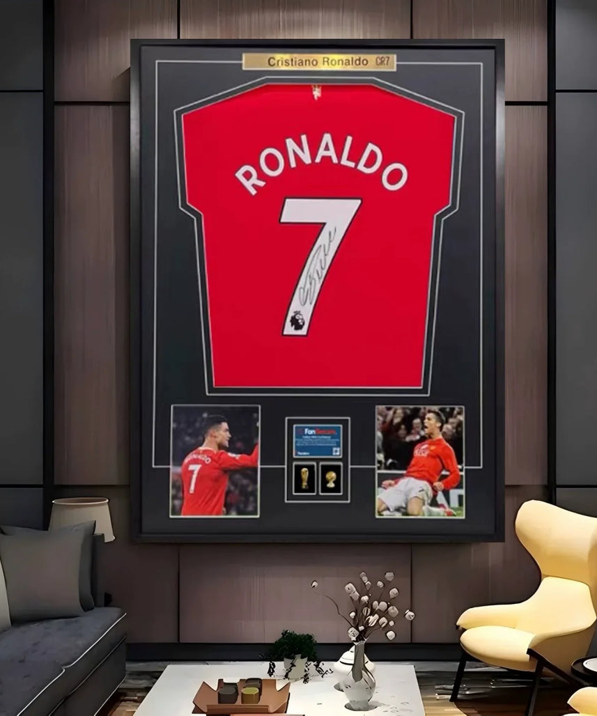 Ronaldo Portugal Framed Signed Jersey