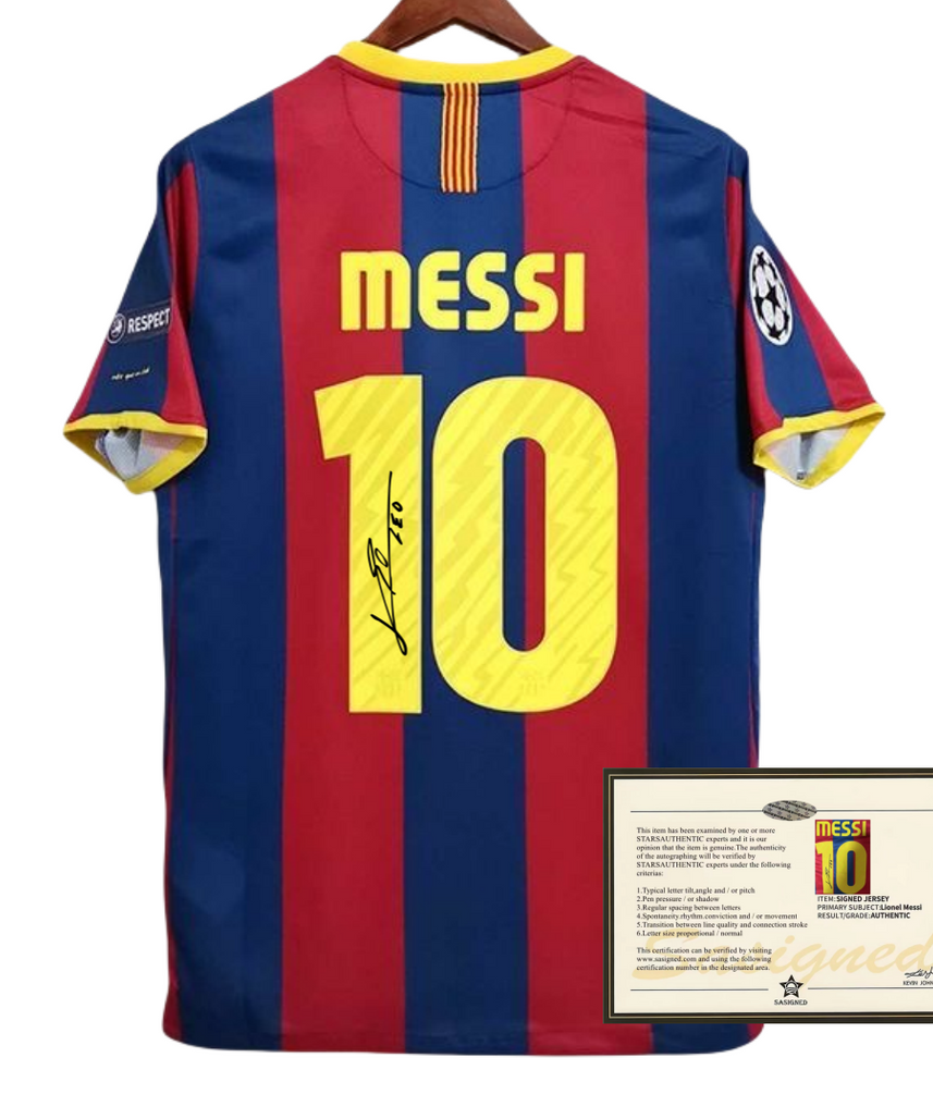 Messi 10-11 Barcelona Signiertes Trikot