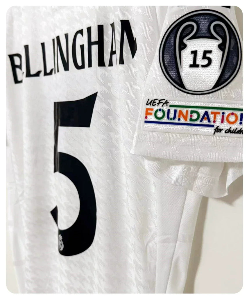 Bellingham Real Madrid 24-25 Signed Jersey