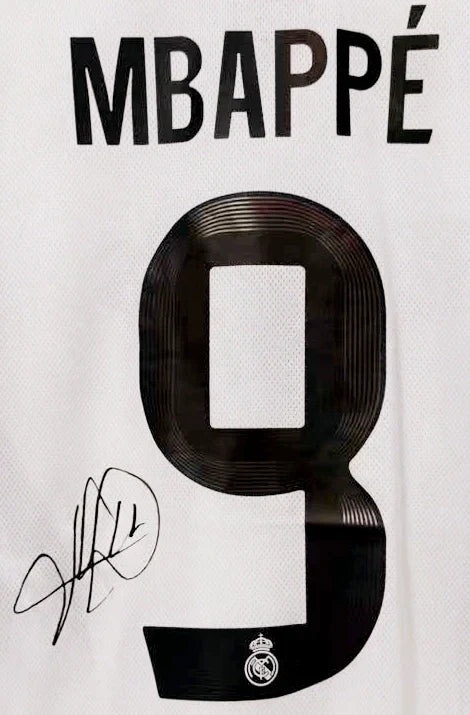 Mbappe Real Madrid 25-26 Signed Jersey