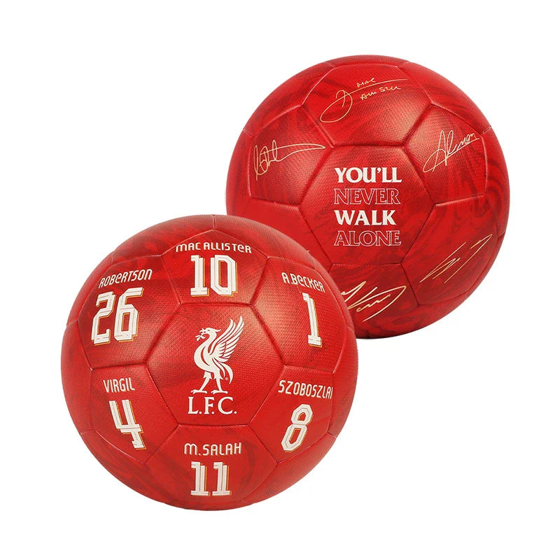 Liverpool Club | Rode zegel Nr. 5 voetbal gouden zegel Salah Sobo