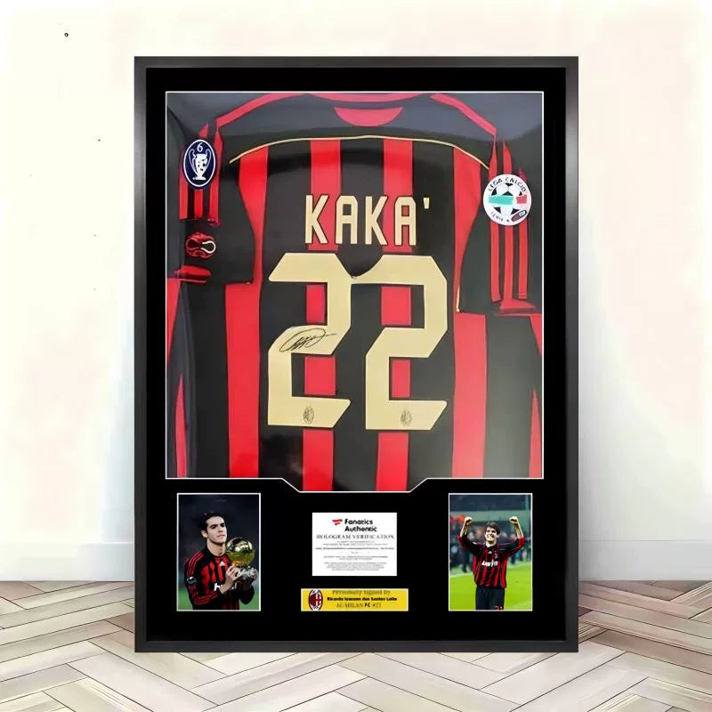 KAKA AC Milan Gerahmtes Signiertes Trikot