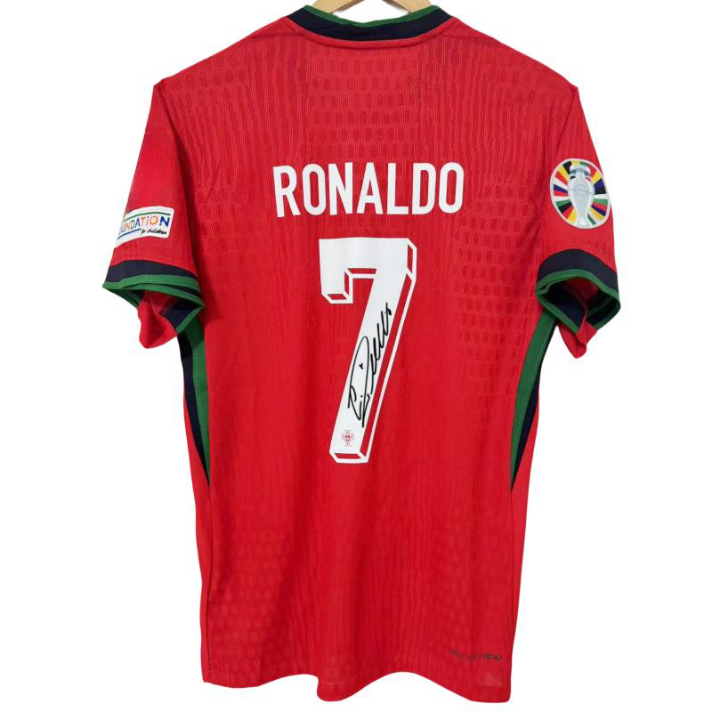 Cristiano Ronaldo 24 Portugal Camiseta Firmada