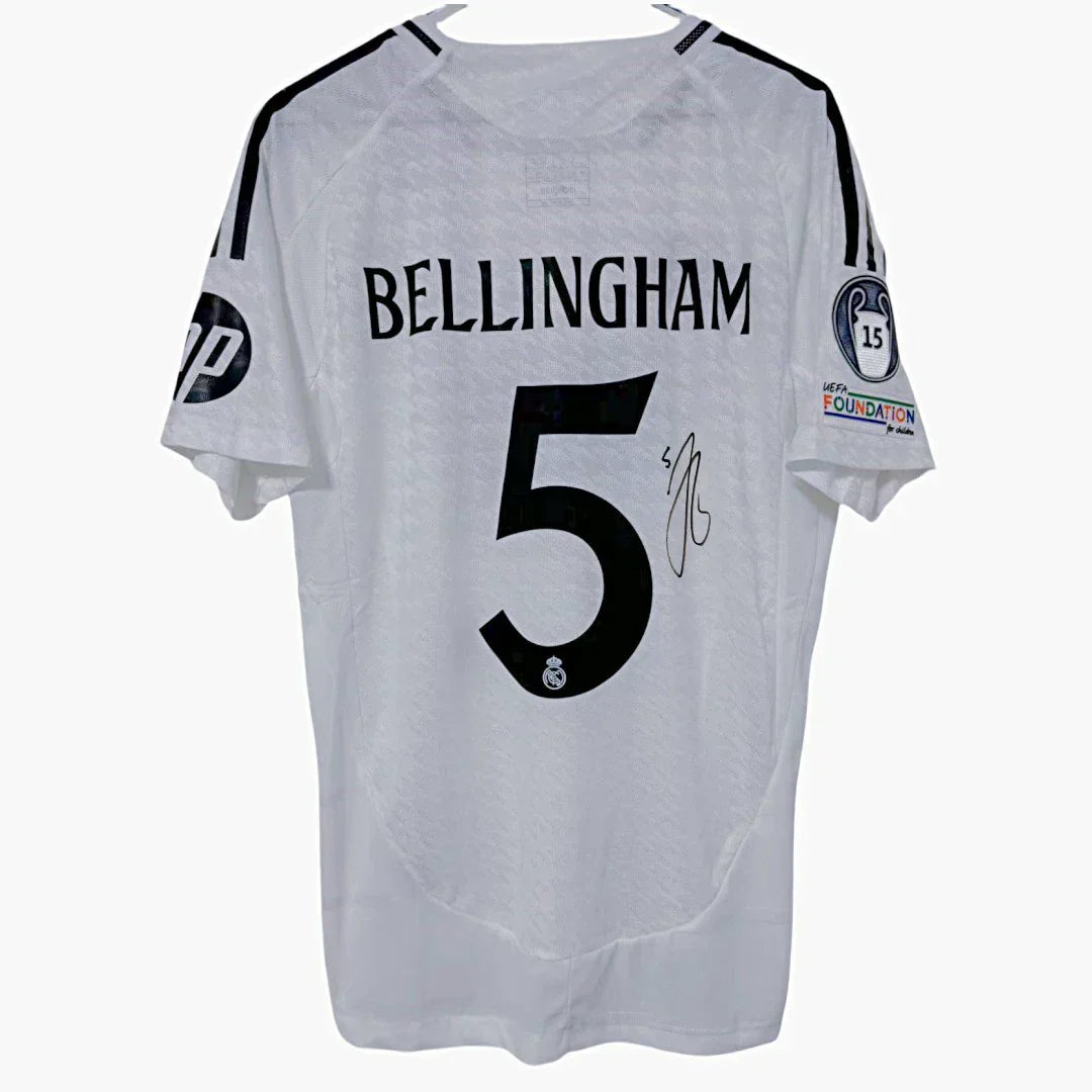 Bellingham Real Madrid 24-25 Signed Jersey