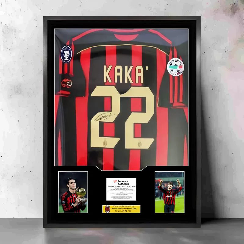 KAKA AC Milan Gerahmtes Signiertes Trikot