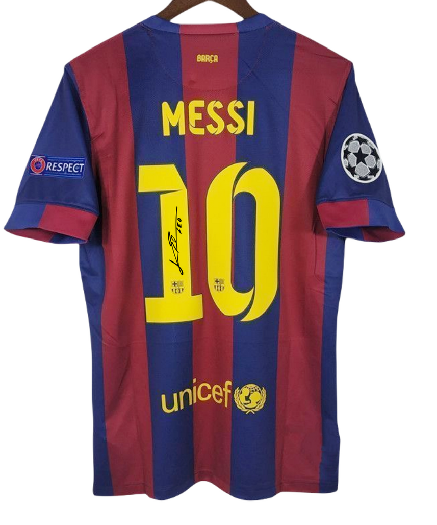 Messi FC Barcelona 14-15 Signiertes Trikot