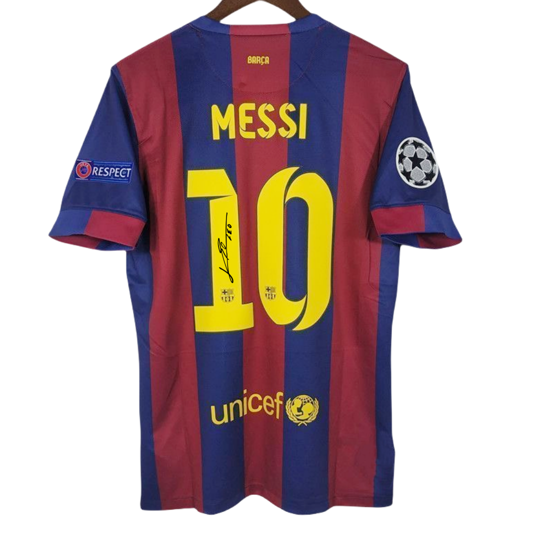Messi FC Barcelona 14-15 Signiertes Trikot