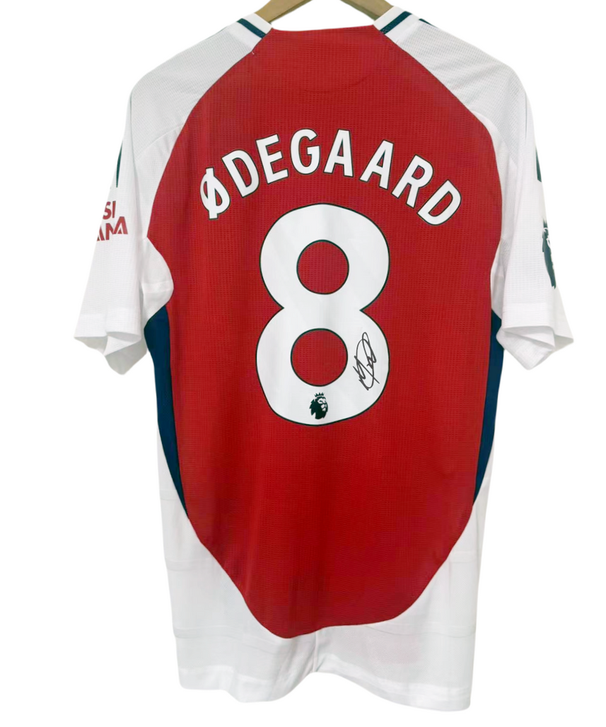 Ødegaard Arsenal 24-25 Signiertes Trikot