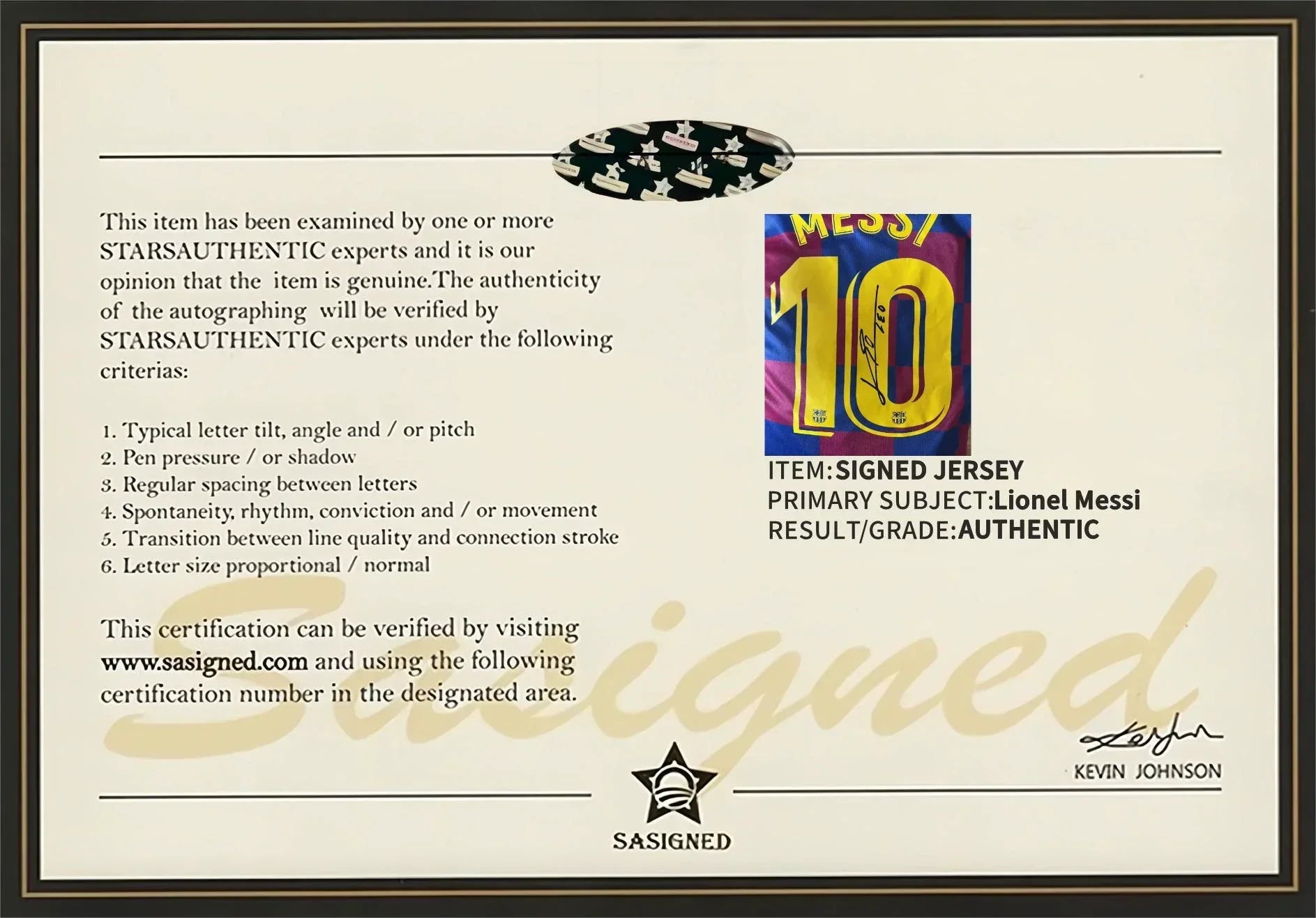 Messi FC Barcelona 19-20 Signiertes Trikot