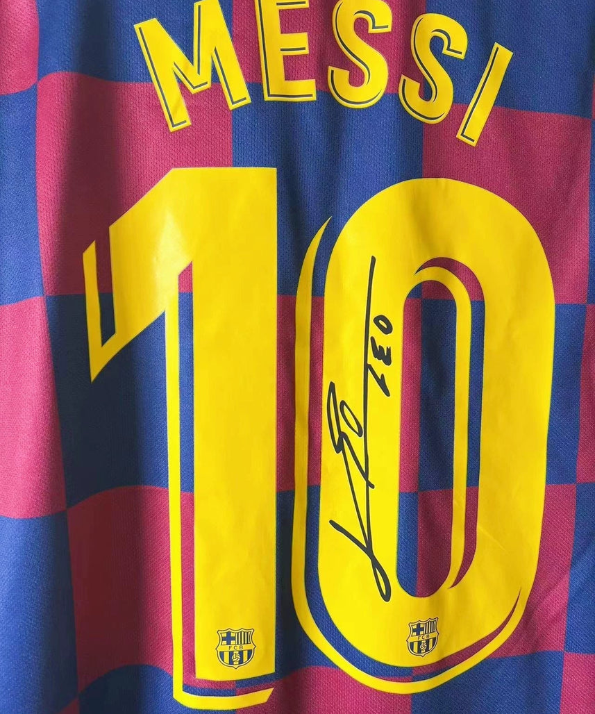 Messi FC Barcelona 19-20 Signiertes Trikot