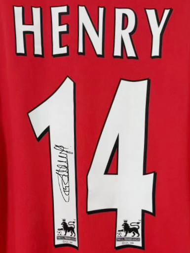 Henry Arsenal 02-03 Signiertes Trikot