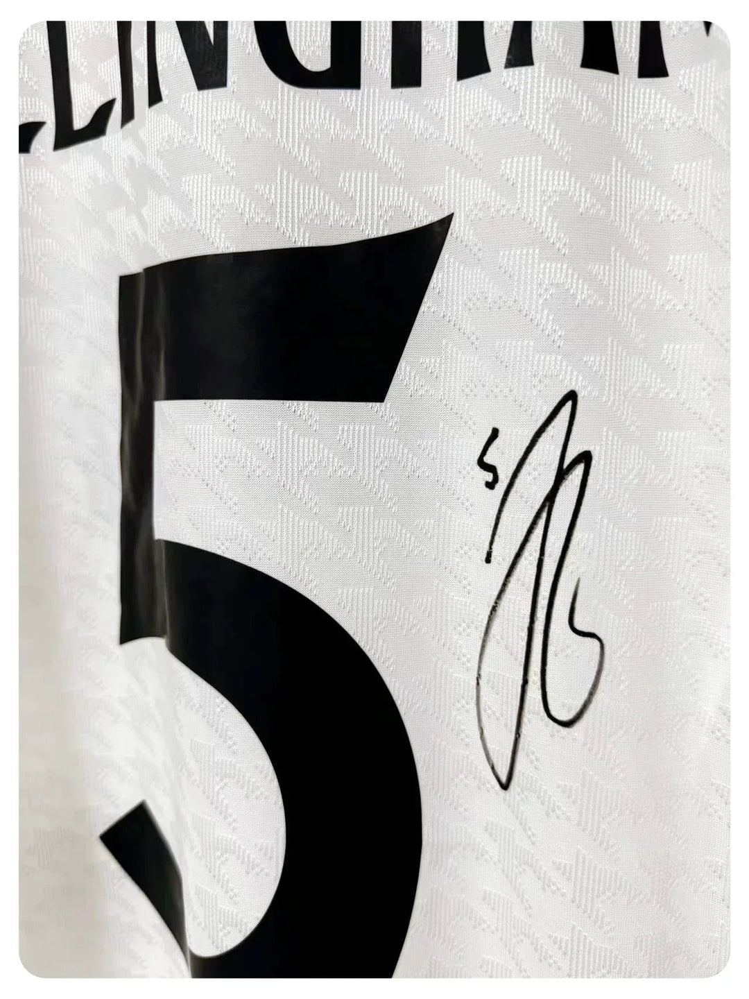 Bellingham Real Madrid 24-25 Signed Jersey