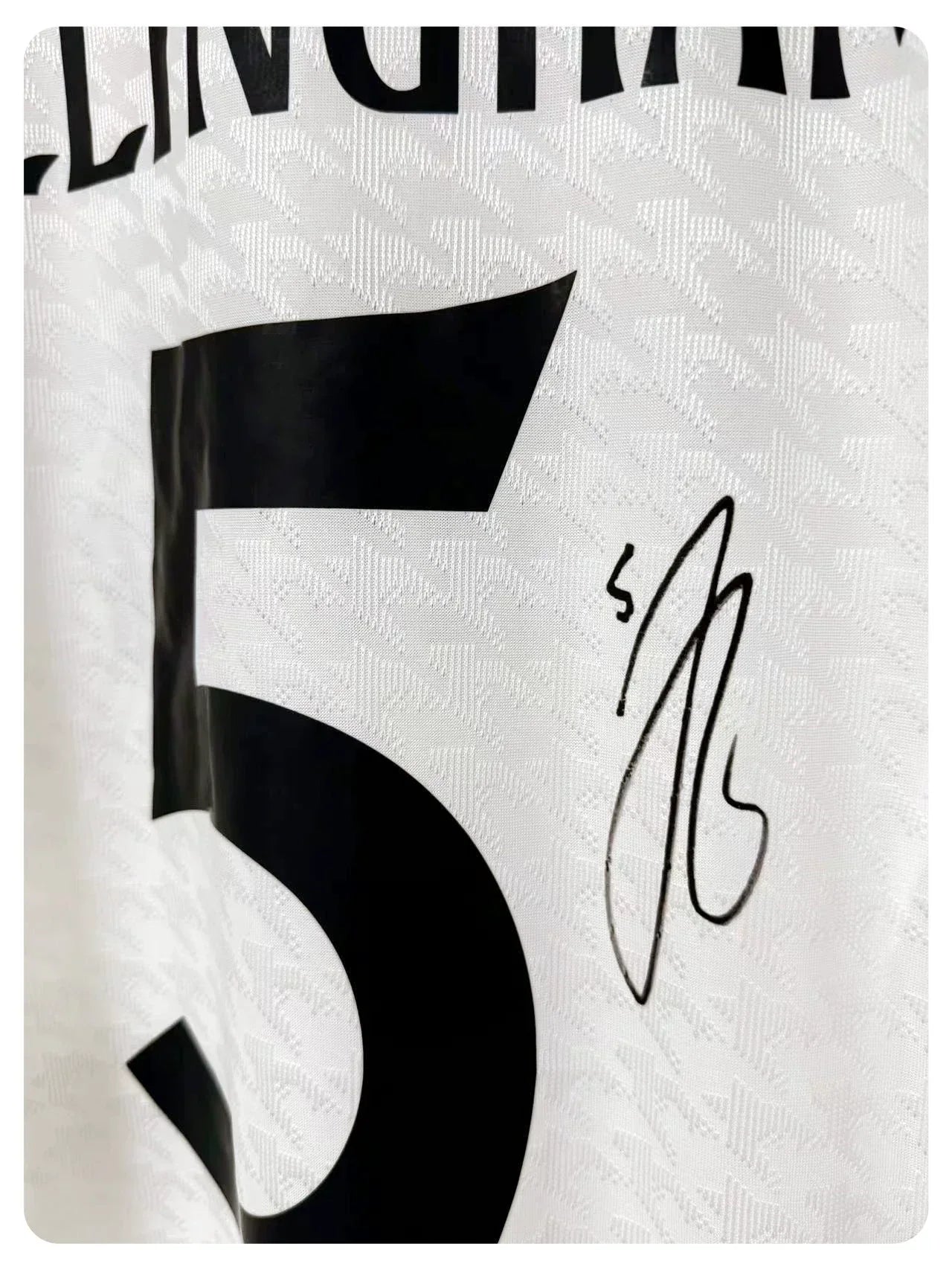 Bellingham Real Madrid 24-25 Signed Jersey
