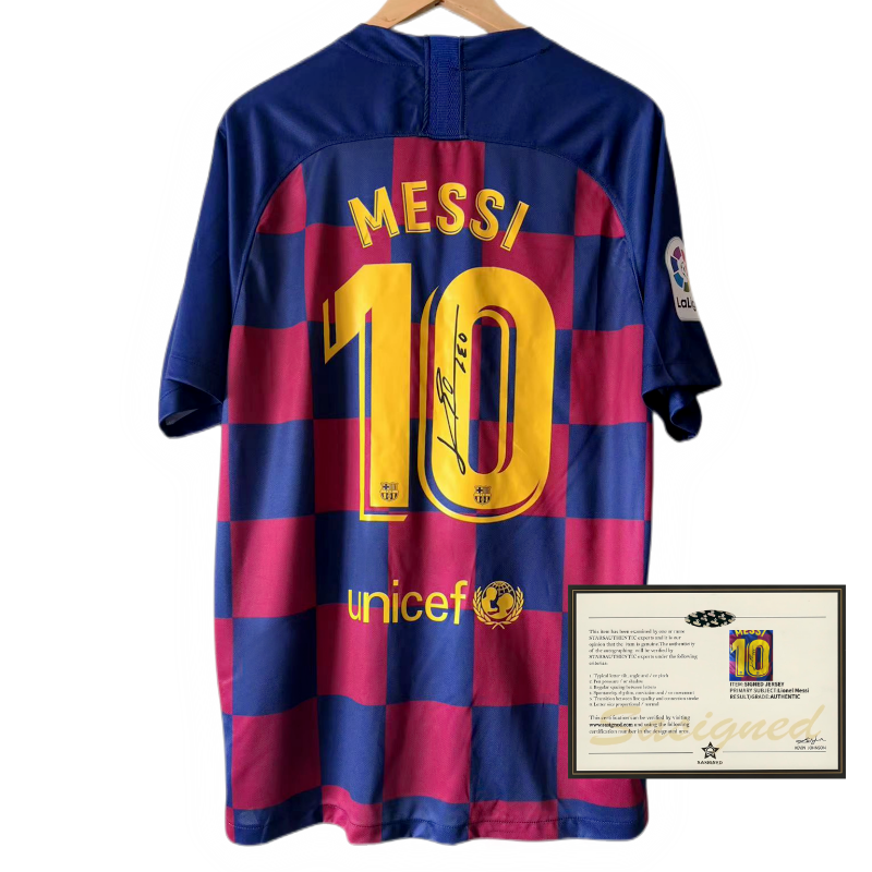 Messi FC Barcelona 19-20 Signiertes Trikot