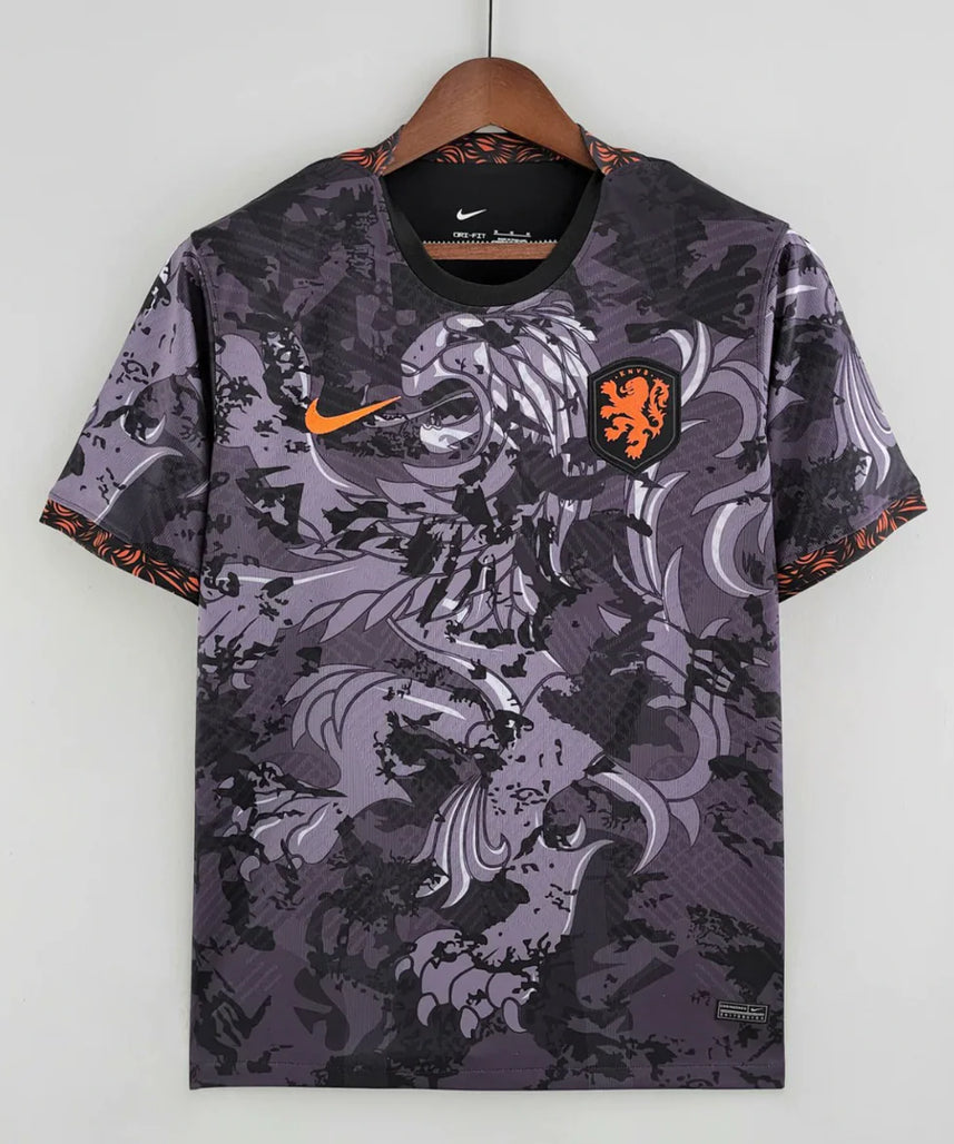 Niederlande Spezialausgabe Schwarzes Trikot