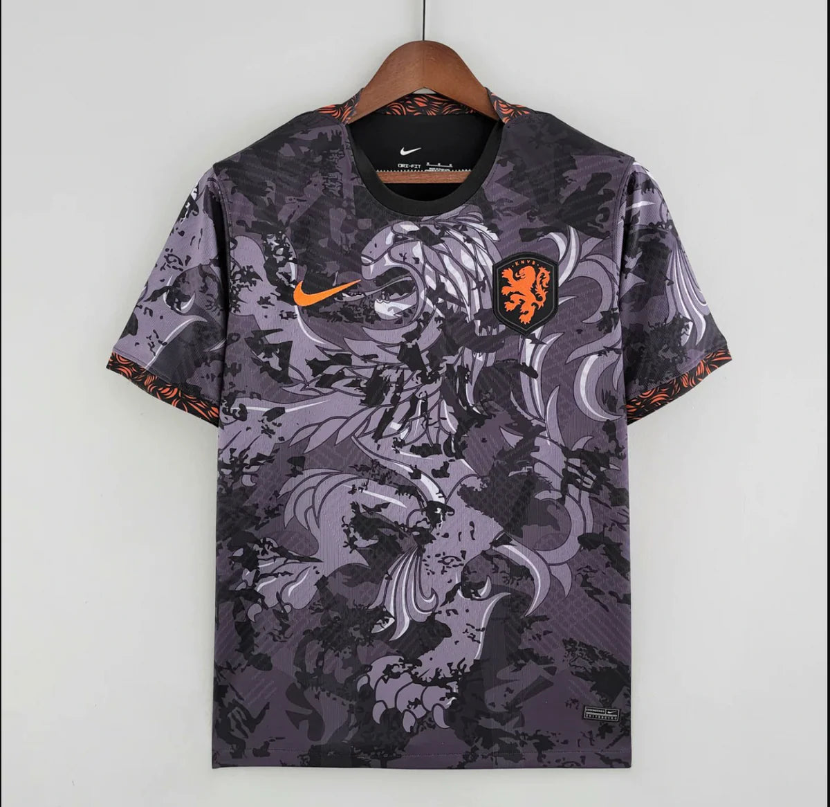 Niederlande Spezialausgabe Schwarzes Trikot