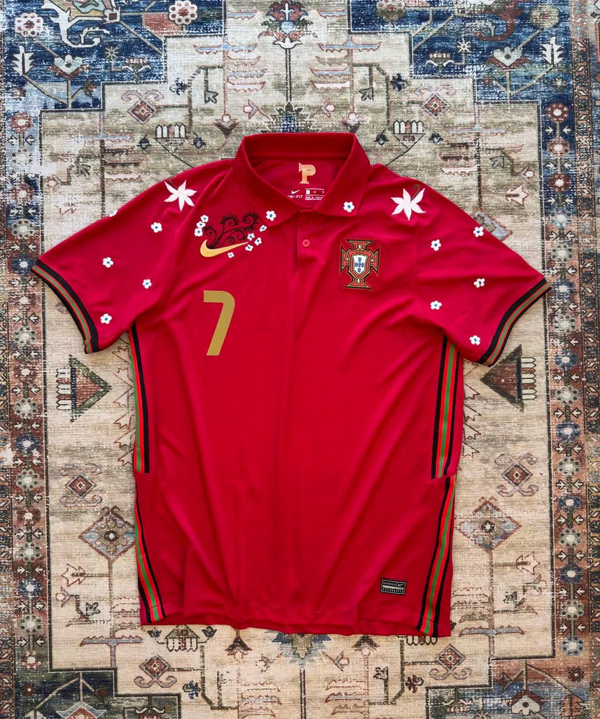 Portugal Geborduurd Shirt