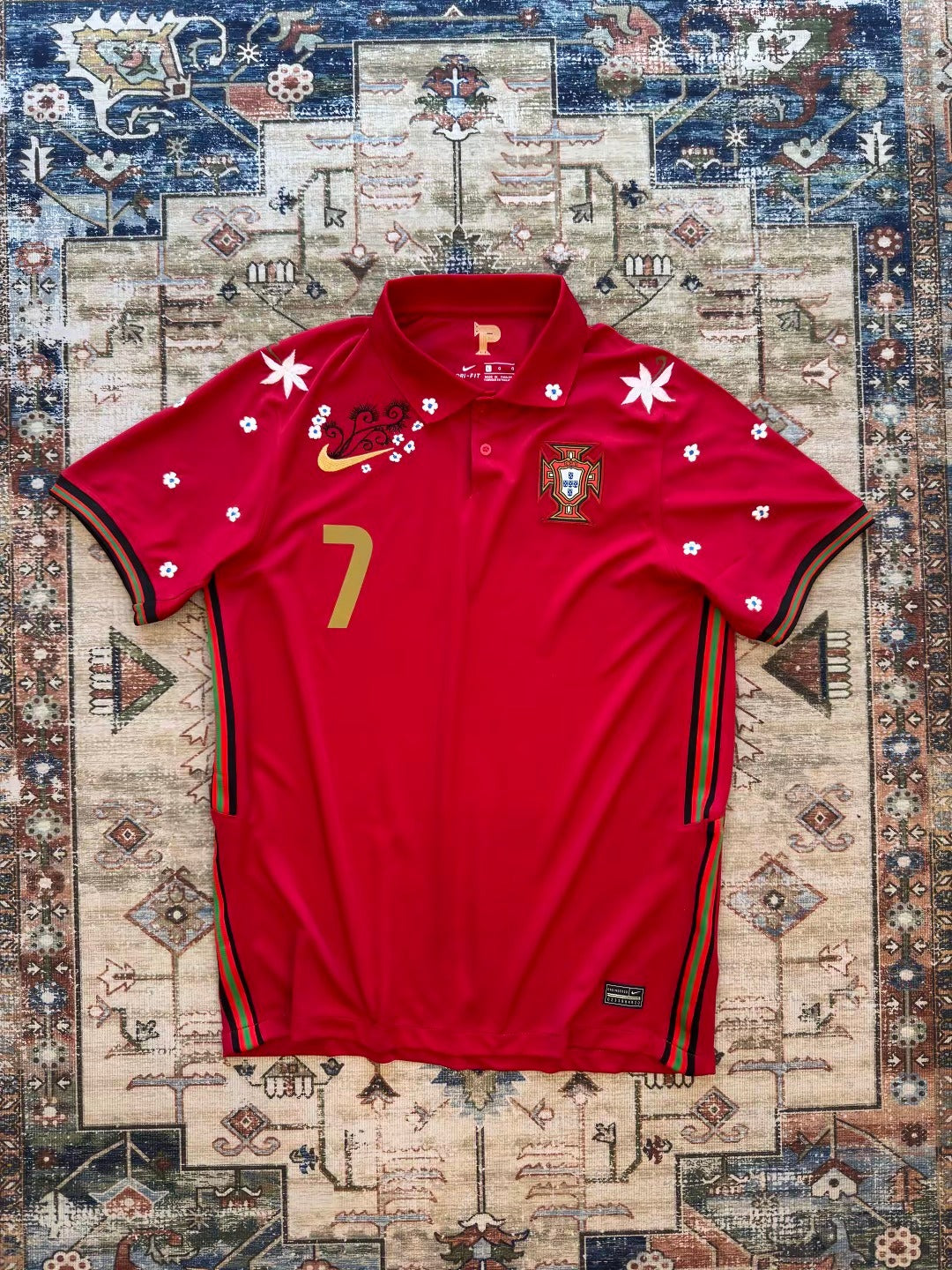 Portugal Geborduurd Shirt