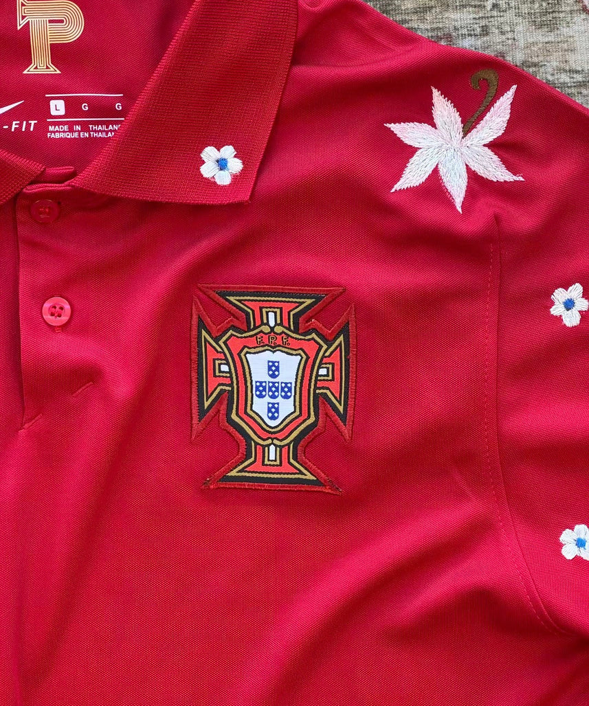 Portugal Geborduurd Shirt