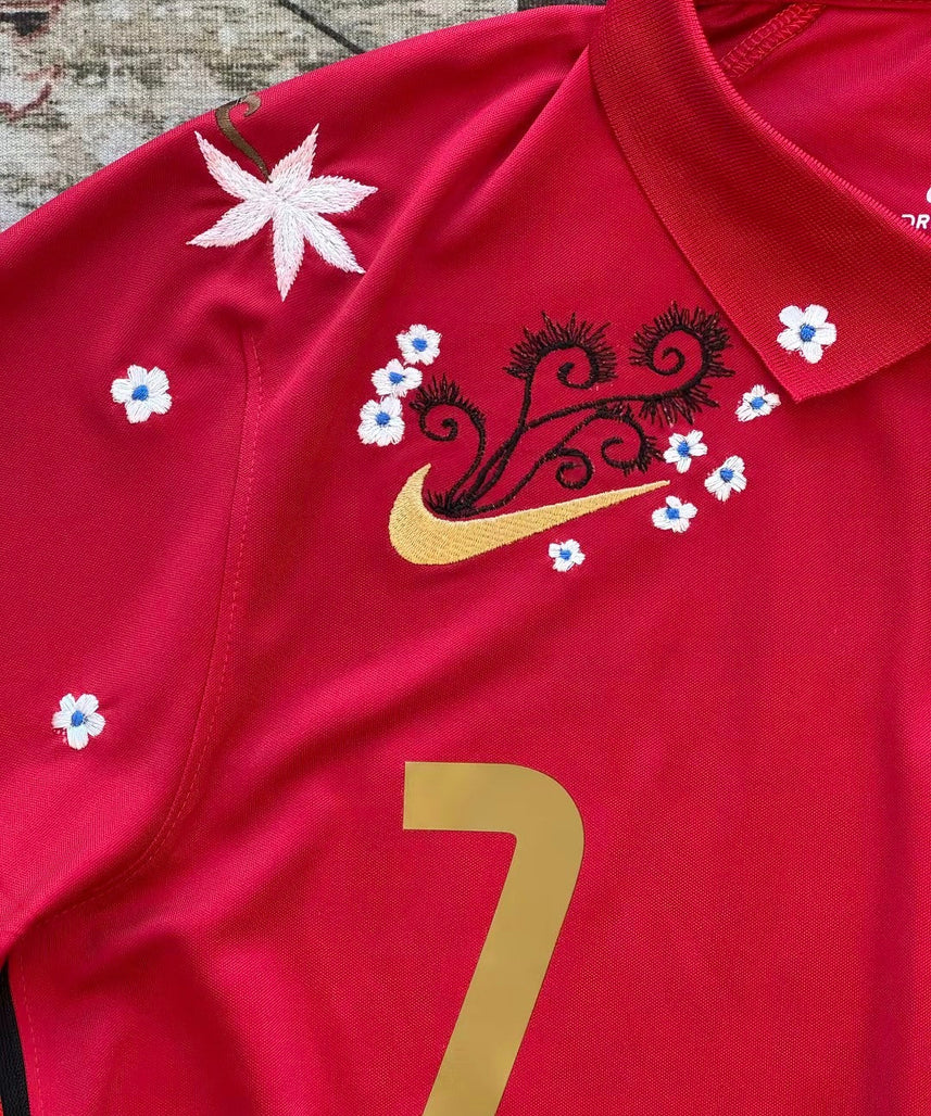 Portugal Geborduurd Shirt