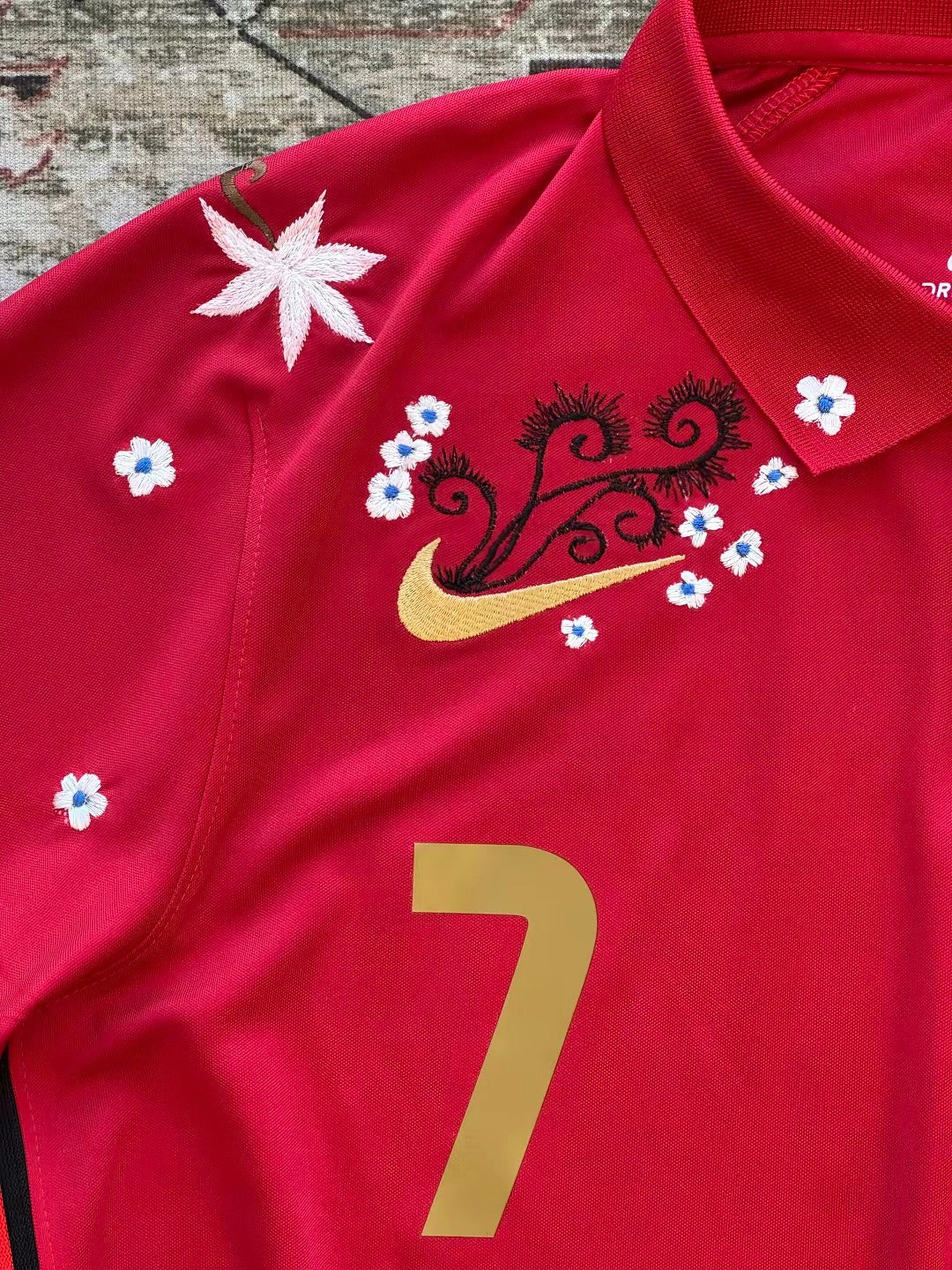 Portugal Geborduurd Shirt