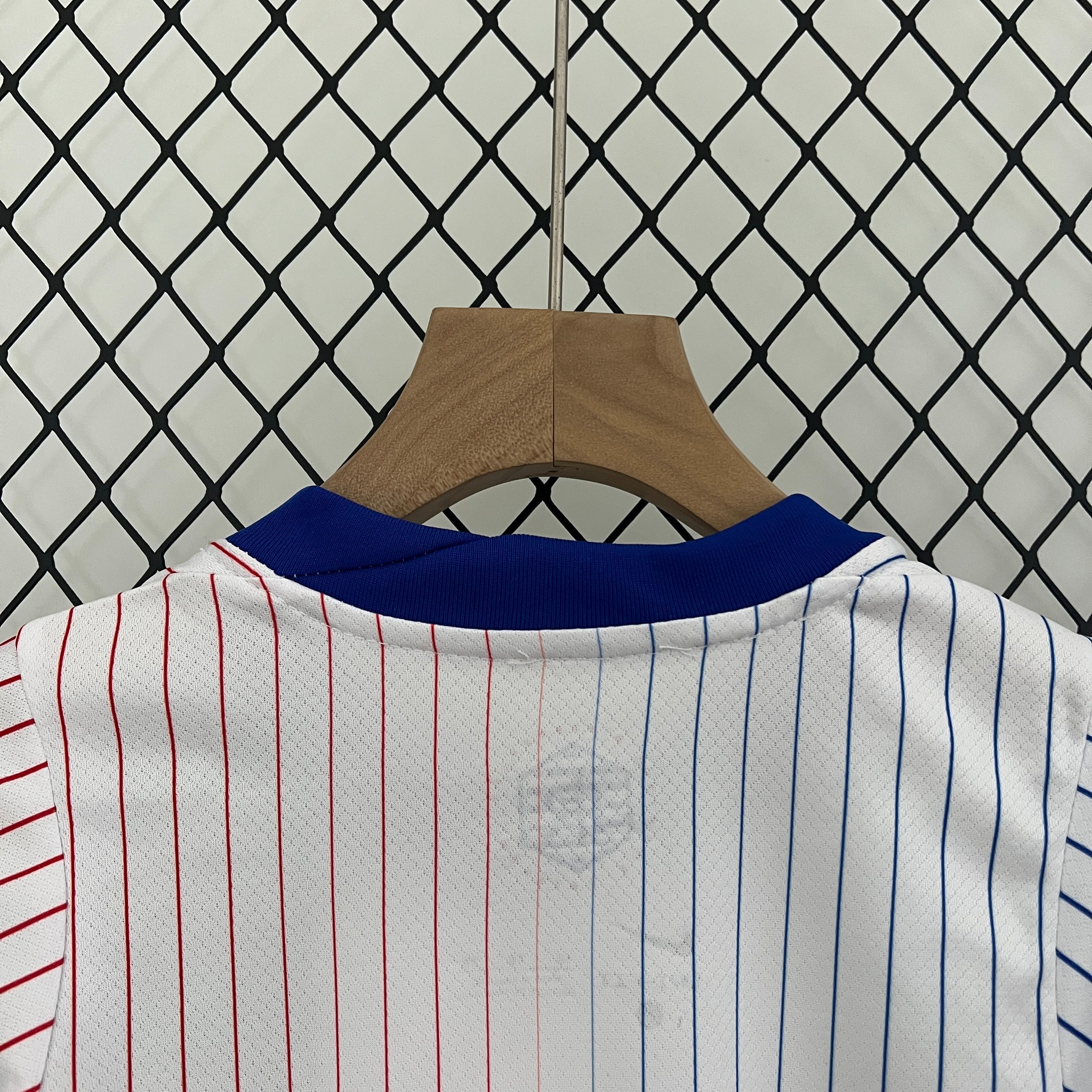 Camisola Fora de Casa França 2024 Crianças