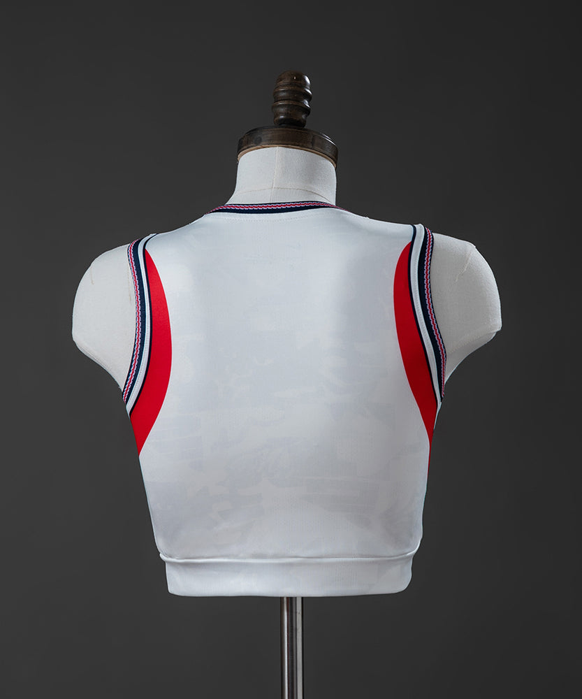 England WC 26 Home Women's Sleeveless Crop Jersey