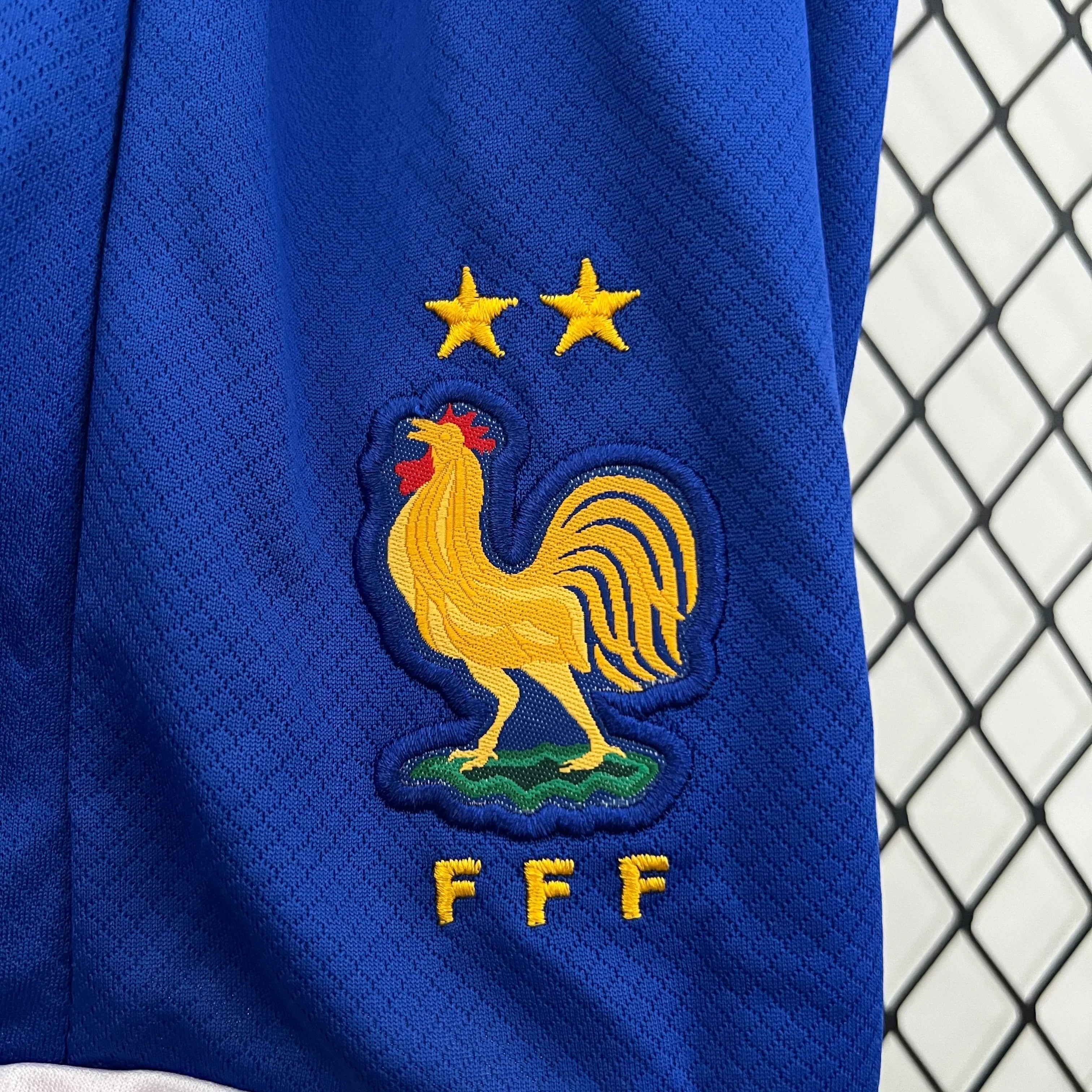 Camisola Fora de Casa França 2024 Crianças