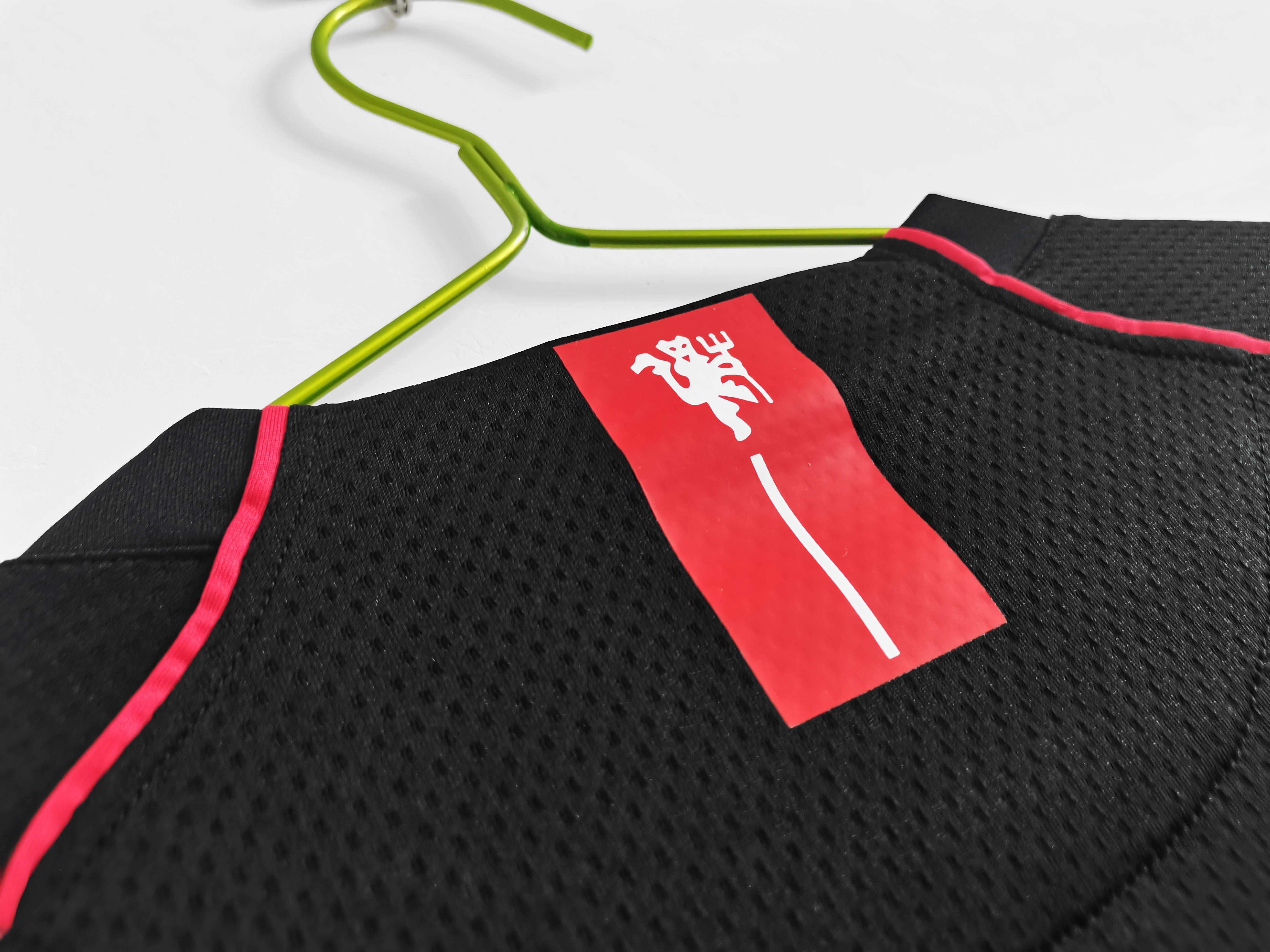 Manchester United 2007-2008 Auswärtstrikot mit langen Ärmeln