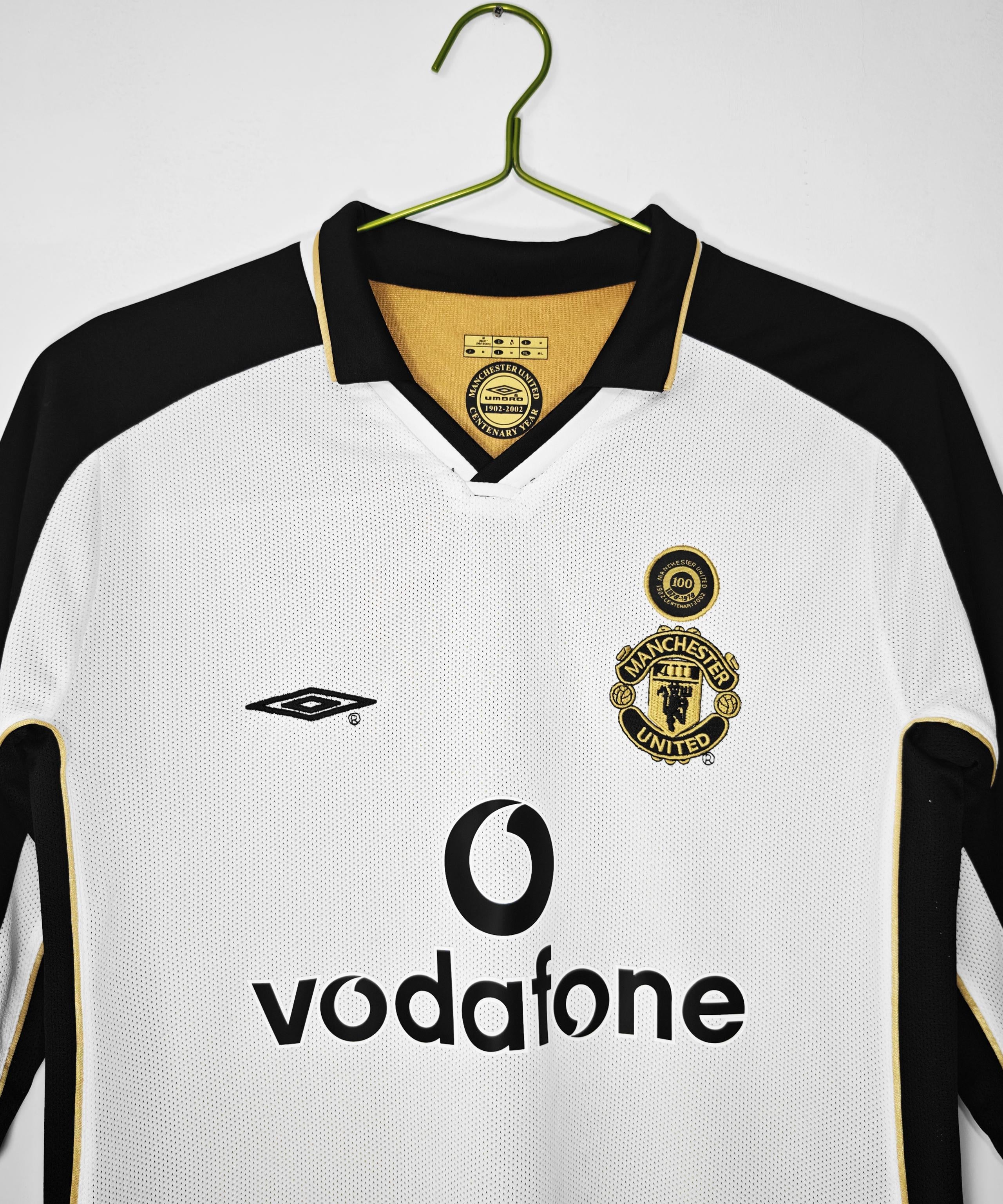 Manchester United 2001-2002 Drittes Trikot mit langen Ärmeln