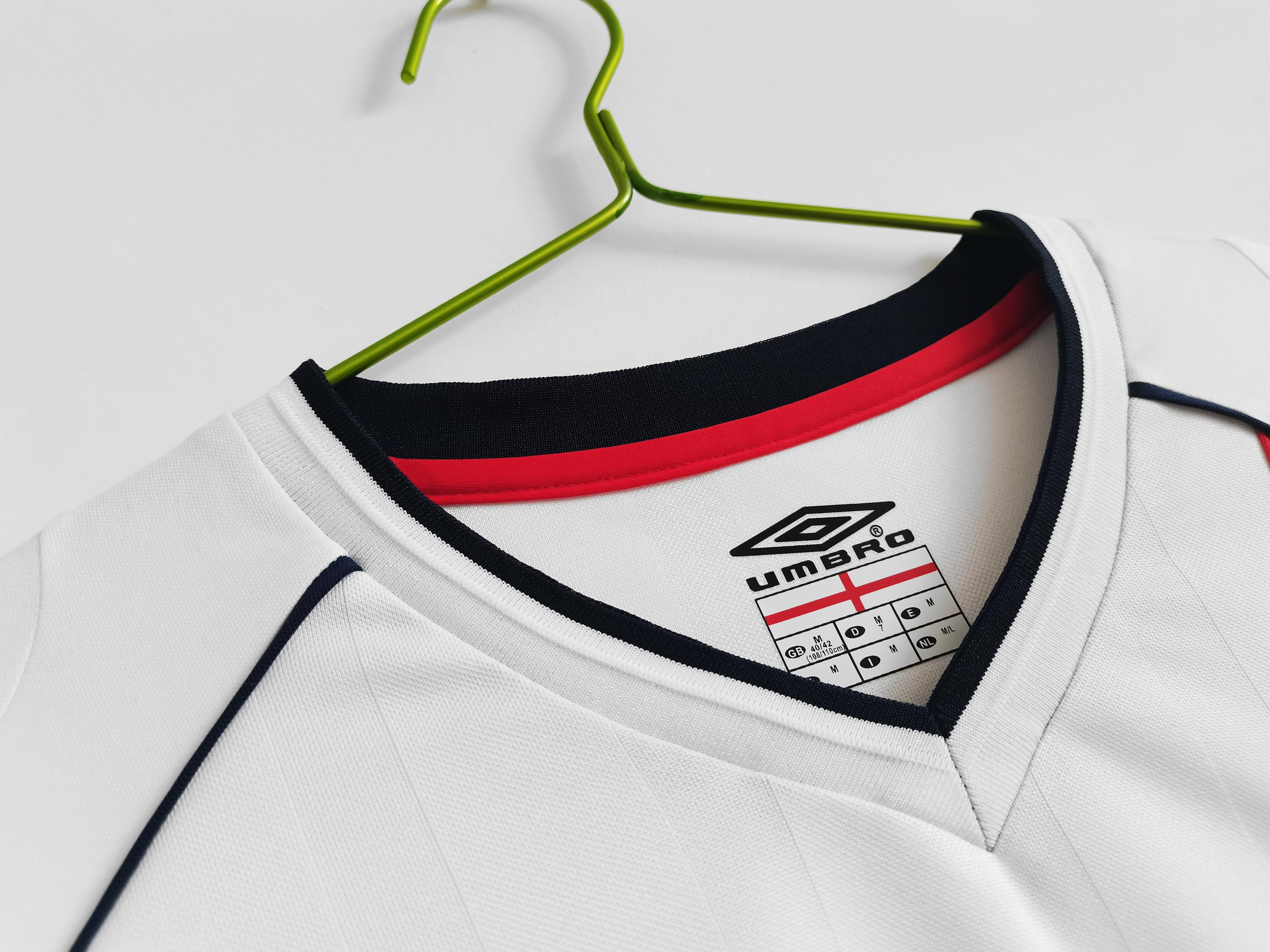 England 2006-2007 Heimtrikot mit langen Ärmeln