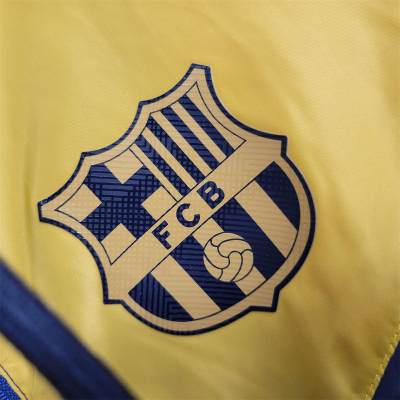 Barcelona 23-24 Windbreaker Royal Blue Yellow