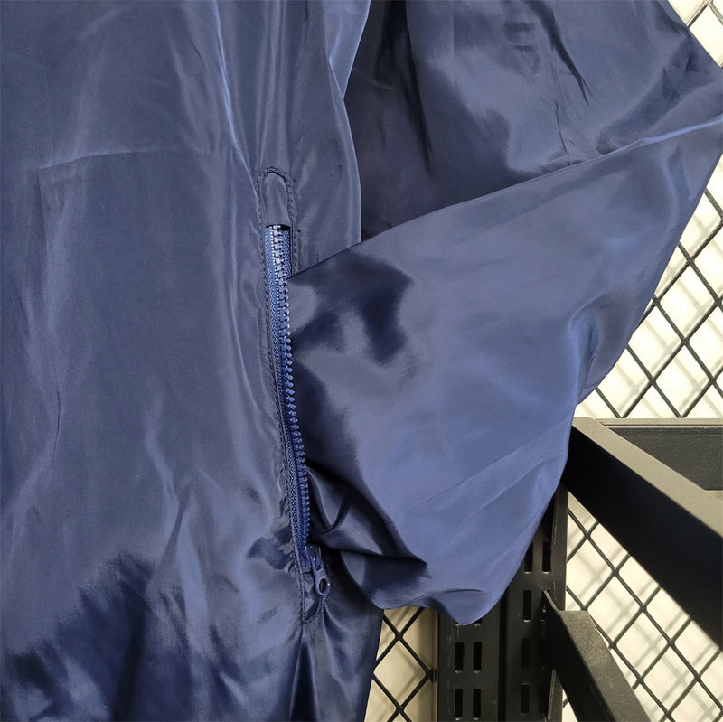 Barcelona 23-24 Windbreaker Royal Blue Yellow