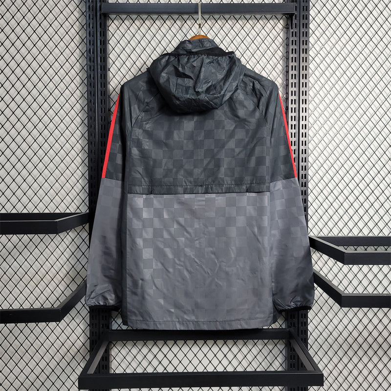 Liverpool 23-24  Black & Gray Windbreaker